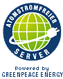 Atomstromfreier Server, powerd by GREENPEACE ENERGY